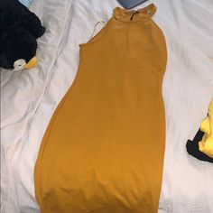 Nwot- Zara Mustard Color Casual Mid Dress Mid Dress, Mustard Color, Mid Dresses, Zara Dresses, Yellow Orange, Orange Yellow, Color Orange, Mustard, Colorful Dresses