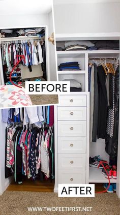 Need more organization in your closet? Here is how to build a closet system that will add more storage and organization. Closet Organization Tips Storage, Galley Closet Organization, Diy Closet System Small Spaces, Tiny Closet Organization Ideas, Maximize Small Closet, Closet Organization System, Diy Closet Organization, Diy Closet System, Ikea Closet Organizer