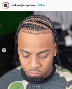 Mens Freestyle Cornrows, Boys Cornrows, Men's Braids, Male Braids, Hairstyle Man, Hairstyles Cornrows