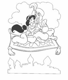 the disney princess and her prince sitting on top of each other