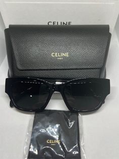 Details Elevate your style with these Celine sunglasses. The CL40197U - 01a design is perfect for adding a touch of sophistication to any outfit. With its sleek and timeless look, these sunglasses are a must-have accessory. Shop now and complete your fashion-forward look.A brand-new, unused, and unworn item (including handmade items) in the original packaging (such as the original box or bag) and/or with the original tags attached Celine CL40197U Gender: Unisex Lens Width: 54 Bridge Width: 18 Arm Length: 145 Classic Tinted Sunglasses For Party, Classic Tinted Sunglasses For Parties, Classic Party Sunglasses With Tinted Lenses, Classic Anti-reflective Sunglasses For Party, Modern Cat Eye Sunglasses With Tinted Lenses, Sleek Party Sunglasses With Uv Protection, Modern Shield Sunglasses With Gradient Lenses For Evening, Modern Shield Sunglasses With Mirrored Lenses For Evening, Modern Polarized Shield Sunglasses For Evening