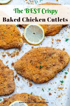 the best crispy baked chicken cutlets