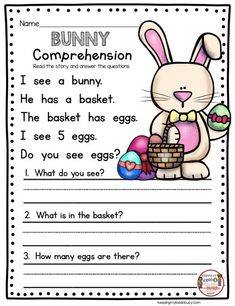 an easter bunny worksheet for children to learn how to write and read the words