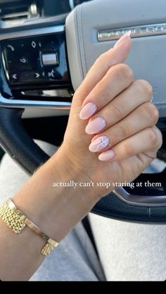 Elagent Aesthetic Nails, Sopha Dopha, Pink Ribbon Nails, Ribbon Nails, Pink White Nails, S Nails, Tapered Square Nails, Hippie Nails, Casual Nails