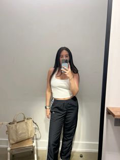 Marc Jacob’s Studded Medium Tote Bag x Target Halter x Adidas Track Pants  Follow my shop @erikaaa.cc on the @shop.LTK app to shop this post and get my exclusive app-only content!  #liketkit #LTKSummerSales #LTKItBag #LTKxNSale @shop.ltk https://liketk.it/4LJAo Adidas Functional Nylon Track Jacket, Track Pants Adidas, Adibreak Track Pants, Adidas Cotton Track Pants, Adidas Track Pants, Adidas Track, Medium Tote, Cute Woman