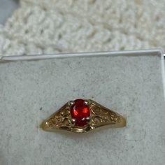 14kt Gold Mexican Opal Ring Sz 5.25 Brand New I’m Liquidating For A Jewelry Store That Went Out Of Business. Classic Orange 14k Gold Jewelry, 14k Gold Orange Jewelry With Accent Stones, 14k Gold Orange Rings With Accent Stones, Orange 14k Gold Rings With Accent Stones, Red Birthstone Promise Ring Stamped 14k, Red Birthstone Promise Ring, Classic 14k Gold Orange Jewelry, Fine Jewelry 14k Gold Orange Ring, Classic Orange Rings For Anniversary