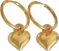 Gold Small Hoop Heart Earrings As Gift, Gold Open Heart Hoop Earrings For Everyday, Yellow Gold Dangle Hoop Earrings With Heart Charm, Small Yellow Gold Hoop Earrings With Heart Charm, Yellow Gold Heart Charm Hoop Earrings, Gold Handmade Hoop Earrings For Valentine's Day, Valentine's Day Small Hoop Earrings With Heart Charm, Dainty Gold Small Hoop Heart Earrings, Gold Small Hoop Heart Charm Earrings