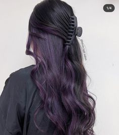 Jewel Tone Hair Color Ideas, Money Hair, Hairstyles And Colors, Hidden Hair Color, Hottest Hairstyles, How To Have Style, Dark Purple Hair, Hair Color Underneath