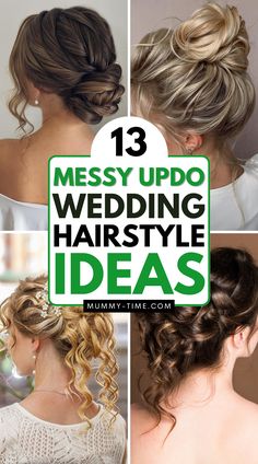 👑💫 Say “I do” to the perfect bridal look with these "Messy Updo Wedding Hairstyle Ideas". Whether you’re going for a soft, romantic vibe or a more structured, elegant style, these updos have something for every bride. Designed to complement any wedding theme, these hairstyles will ensure you look stunning from every angle. Explore our favorite ideas and find the inspiration you need for your wedding day. One Shoulder Hairstyles Wedding, Wedding Updo Messy Bun, Updo For Brides, Bridesmaid Updos For Medium Hair Shoulder Length, Hair Styles For Medium Length 2020 Up Do, Bridesmaid Hairstyles Messy Updo, Messy Elegant Updo, Semiformal Hair Updo, Beach Wave Updo