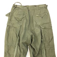 Vintage Flight Pants 1950-60s size: medium waist- 32” crotch- 18” height- 46” Retro Full-length Bottoms With Cargo Pockets, Retro High Waist Cargo Pants, Vintage Wide-leg Cargo Pants, Vintage Tapered Leg Cargo Pants, Vintage Full Length Parachute Pants With Cargo Pockets, Vintage Cargo Pants With Tapered Leg, Vintage Straight Leg Parachute Pants With Cargo Pockets, Vintage High Waist Pants With Cargo Pockets, Vintage High-waist Pants With Cargo Pockets