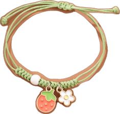 Cute Adjustable Friendship Bracelets For Spring, Casual Spring Friendship Bracelets, Casual Friendship Bracelets For Spring, Casual Spring Friendship Bracelets Gift, Casual Spring Friendship Bracelets As Gifts, Cute Green Friendship Bracelets For Gift, Cute Green Friendship Bracelets As Gift, Casual White Adjustable Charm Bracelet, Cute Friendship Bracelets As Spring Gifts