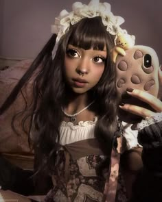 Harajuku Makeup, Outfit Elegantes, Alt Girls, Gyaru Fashion, Cute Makeup Looks, Aesthetic People, Pretty Ppl, Pretty Makeup, Cute Makeup