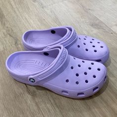 New Women’s Crocs Classic Clogs Size M10 Or W13 Color Lavender Casual Purple Clogs For Summer, Spring Purple Synthetic Clogs, Purple Slip-on Clogs For Summer, Purple Closed Toe Clogs For Summer, Summer Purple Closed Toe Clogs, Casual Purple Clogs For Spring, Purple Clogs For Summer Beach, Purple Slip-on Beach Clogs, Purple Beach Clogs For Summer