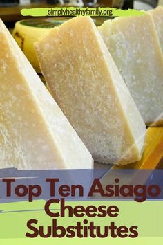 Here are Simply Healthy Family's top 10 asiago cheese substitutes. If you are not a big fan of this creamy cheese, there are plenty of other cheese to choose form. Whether you want to use it on pizza or for your pasta bake, these options are brilliant substitutes. Check them out now. #asiagocheese #asiagocheesesubstitutes #cheesesubstitutes #substitutesforcheese Cheese Alternatives, Asiago Cheese, Types Of Cheese, Asiago, Creamy Cheese, Pasta Bake, Sausage Recipes