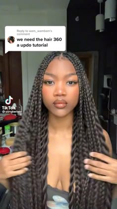 Bob Braids Natural Hair, Messy Parts Braids, No Braid Braid Hairstyles, Faux Twists Braids, Braids That Look Like Weave, Long Lasting Protective Styles, Rubber And Hairstyles, Microbraid Hairstyles, Bombshell Braids