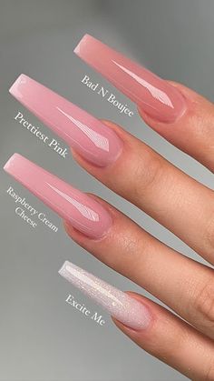 Pink Powder Nails, Gel Nail Products, Acrylic Nails Stiletto, Natural Acrylic Nails, Glitter Nails Acrylic, Acrylic Nail Shapes, Acrylic Nail Powder, Bad And Boujee, French Tip Acrylic Nails