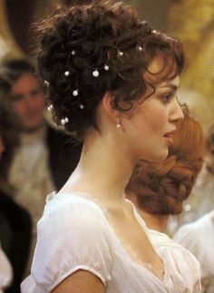 Pride and prejudice (2005) ♡ Pride And Prejudice 2005, Keira Knightly, Pride Prejudice, Elizabeth Bennet, Keira Knightley, Prom Hairstyles, Pride And Prejudice, Jane Austen