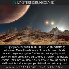 an artist's rendering of the planets in outer space, with caption about it