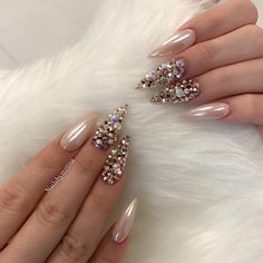 Best Nail Polish, I Love Nails, Diamond Nails, Beautiful Nail Designs, Bling Nails, Nail Games, Color Dorado, Gorgeous Nails, Nail Polish Colors