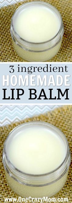 You have to try this easy Homemade Lip Balm Recipe. With only three ingredients anyone can make this natural lip balm. Making lip balm is fun and easy. Coconut Oil Lip balm is perfect for gifts. Learn how to make lip balm recipe. Making Lip Balm, Lip Balm Making, Make Lip Balm, Coconut Oil Lip Balm, Diy Coconut Oil