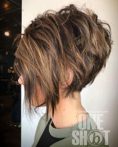 Pixie Haircut Longer On Top, Women’s Short Hair 2023, Workout Headbands For Short Hair, Pixie Stacked Bob Haircut, Messy Inverted Bob, Short Shaggy Bob Choppy Layers, Short Messy Bob Choppy Layers, Long Pixie With Undercut, Asymmetrical Bob Short Edgy