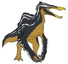 an image of a dinosaur that is walking