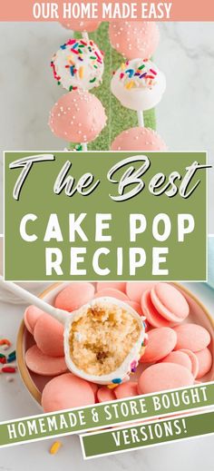 the best cake pop recipe for homemade and store bought versions