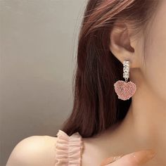 Description:Crystal Candy Heart Earrings Specifications: Material: Copper. Cubic Zirconia. GoldColors: GoldSize: 3.6 cm * 2 cmWeight: 8 g/pair Features & Details:This Crystal Heart Earrings are lead-free. nickel-free. cadmium-free and... Crystal Candy, Crystal Heart Earrings, Heart Candy, Crystal Heart, Heart Earrings, Copper, Candy, Crystals