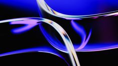 an abstract image of blue and purple shapes