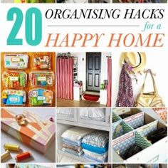 20 organizing hacks for a happy home