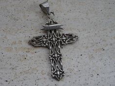 Religious antique silver French crucifix pendant cross pectoral cross rosary necklace cross of Lourdes. Measures: 1,53 x 2,18 inches ( 3,9 x 5,55 cm ) I bought the cross on a brocante ( fleamarket ) in France. I still have a lot other crucifixes, crosses. I deliver all over the world. Registered shipping is possible, but is costing 22 US dollars If you haven't Paypal, you can pay by bank transfer. If you have a question feel free to ask. Please take also a look at my other items for sale. Silver Cross Rosary, Antique Silver Cross Pendant Necklace, Spiritual Silver Cross Rosary, Silver Cross Rosary Spiritual, Vintage Silver Cross Rosary, Silver Crucifix Collectible Jewelry, Vintage Sterling Silver Crucifix Jewelry, Antique Silver Cross Rosary, Antique Nickel-free Cross Pendant Jewelry