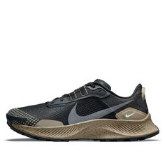 Nike Pegasus Trail 3 'Black Khaki' DM6161-010 KICKSCREW Sport Shoes Design, Nike Air Pegasus, Mens Trail Running Shoes, Nike Pegasus, Marathon Running Shoes, Mens Nike Shoes, Marathon Running, Low Top Sneakers, Running Shoes Sneakers