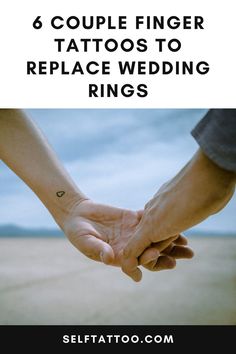 Are wedding rings just not part of your aesthetic as a couple? But, do you still want something to commemorate one of the best days of both of your lives? In the 21st century, you don’t have to go the metal route when it comes to wedding jewelry… you can go the ink route and have a permanent ring that can’t be lost. Couple Finger Tattoos, Permanent Ring, Finger Tattoos For Couples