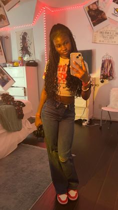 Ayanna Core, Outfit Ideas For School Casual, Cute Easy Outfits For School, Pretty Dark Skin, Hot Summer Outfits, Simple Outfits For School, Cute Box Braids Hairstyles, Quick Braided Hairstyles