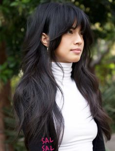 30 Banging Ways to Style Long Hair with Bangs in 2023 Long Layered Hair With Bangs, Long Wolf Cut, Shaggy Long Hair, Layered Haircuts With Bangs, Haircuts For Long Hair With Layers, Layered Hair With Bangs, Hair Inspiration Long, Hairstyles For Layered Hair, Hair With Bangs