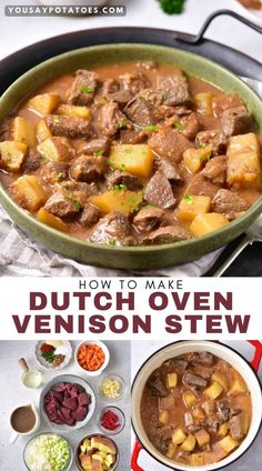 how to make dutch oven venison stew