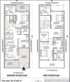 two story house plans with floor plan and measurements