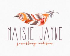 the logo for maisie jayne, an artisan shop that sells handmade items