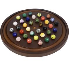 a game board with marbles in it on a white background for use as an object