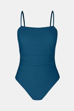 Get ready to embrace the sandy daze with our Sandy Daze Shirred One Piece Swimsuit! This stylish and flattering swimsuit features shirred detailing that accentuates your curves and provides a comfortable fit. Whether you're lounging by the pool or enjoying a day at the beach, this one-piece will make you feel confident and chic. Product code: CAA12E3F068UU Features:  Square neck Removable cups Medium bust support Adjustable cami straps Strappy cutout back Classic bum coverage Lining: 92%POLYESTER,8%SPANDEX Material: 80%NYLON,20%SPANDEX. One-piece Swimwear With Ruched Back For Beach Season, One-piece Swimwear With Ruched Back For Sunbathing, Beach Nylon Ruched Tankini, Beach Ruched Nylon Tankini, Solid Color Ruched Swimwear For Beach Party, Solid Ruched Swimwear For Beach Party, Ruched One-piece Swimwear For Vacation, Solid One-piece Swimwear With Ruched Back, One-piece Swimwear With Ruched Back