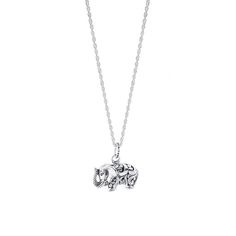 This adorable sterling silver filigree elephant pendant necklace is a must-have for any elephant fan.Click on this JEWELRY & WATCHES GUIDE to learn about fit, styles, materials and more!FEATURES Pendant size: 0.70"L x 0.68"W Chain length: 16 in. + 2-in. extender Chain type: rope Clasp: lobster-claw Metal: sterling silver Plating: sterling silver Finish: oxidized Nickel free Size: 16". Gender: female. Age Group: adult. Elephant Pendant Necklace, Elephant Pendant, Sterling Silver Filigree, Silver Filigree, Chain Lengths, Lobster Claw, Chain Length, Free Size, Gender Female