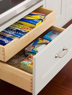 an image of kitchen organization and storage tips on the appliance store's website