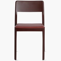 a brown plastic chair against a white background