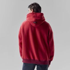 Our Reversible Hoodie, inspired by the 80s, features an oversized unisex fit that combines comfort with effortless style. Crafted from Portuguese heavyweight double-faced 330gsm fleece, it develops a distinctive texture over time and ensures excellent insulation.  With a wide hood and a single Italian Cobrax metal snap, this hoodie offers protection from rain and wind. Wear it inside out for a bold, versatile statement.  Pair it with jeans and sneakers for a casual day out, or layer it over a t- Oversized Fleece-lined Hooded Jacket For Streetwear, Winter Outerwear With Kangaroo Pocket And Relaxed Fit, Relaxed Fit Winter Outerwear With Kangaroo Pocket, Casual Oversized Sweatshirt With Detachable Hood, Oversized Hoodie With Fleece Lining For Cold Weather, Oversized Sweatshirt With Double-lined Hood For Outdoor, Oversized Fleece Outerwear With Funnel Neck, Oversized Winter Sweatshirt With Detachable Hood, Fleece Outerwear With Drawstring Hood And Funnel Neck