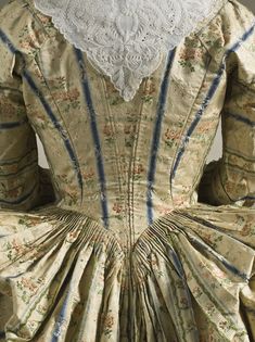 Woman's Robe a la Polonaise (Close-bodied Gown) LACMA M.70… | Flickr 1770s Fashion