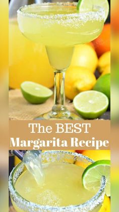 the best margarita recipe with lime and sugar