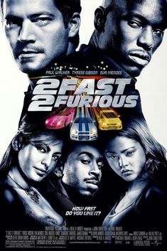 the movie poster for fast and furious