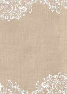 a beige and white background with an ornate border