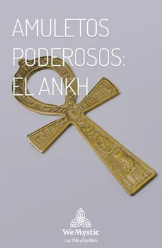 a gold cross with the words amuleetos porrosos el anah on it