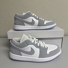 ad eBay - Nike Air Jordan 1 Low Wolf Grey Aluminum Size 6 Women / 4.5Y DC0774-105 New - Buy Now, click the link (eBay) Jordan 1 Mid Multicolor, Jordan 1 Low Wolf Grey, Air Jordan 1 Low White, Air Jordan 1 Mid White, Jordan 1 Low White, Jordan 1 Mid White, Nike Air Jordan 1 Low, Nike Air Jordan 1 Mid, White Wolf